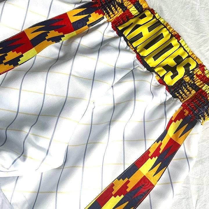 PRINTED SATIN MEN'S TRUNKS