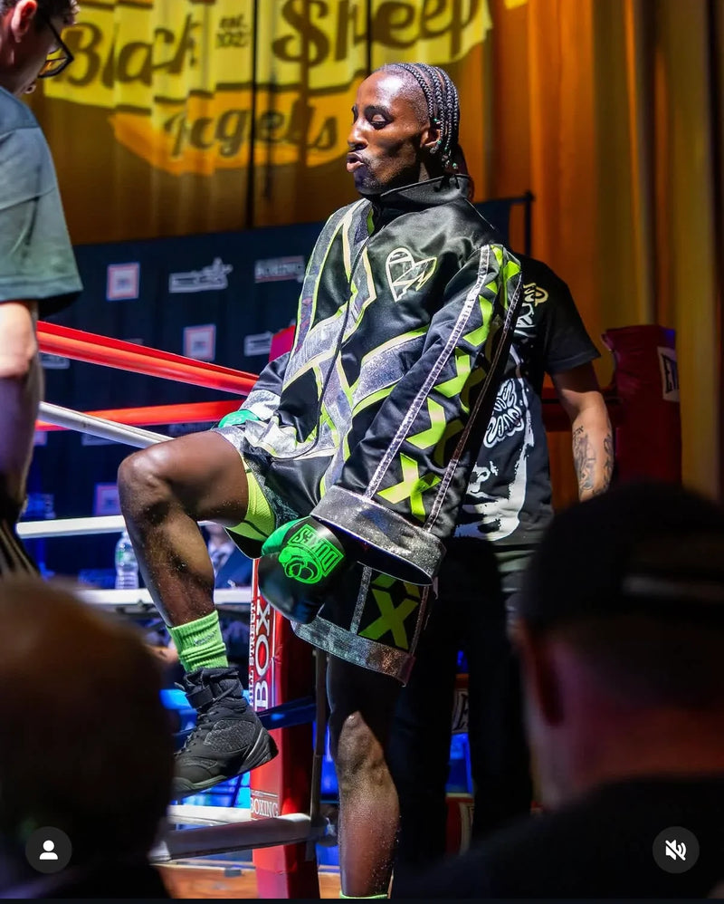Men's Long Sleeve Jacket & Boxing Trunks