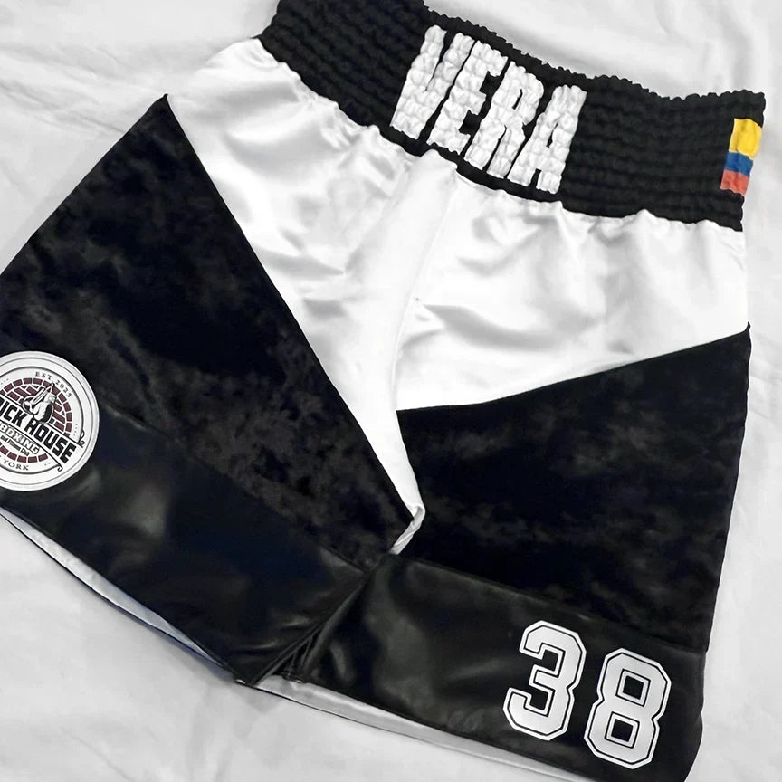 Satin Crushed Velvet Men's Boxing Trunks