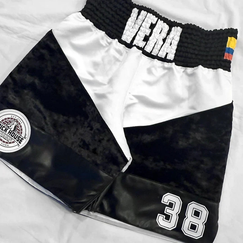 Satin Crushed Velvet Men's Boxing Trunks