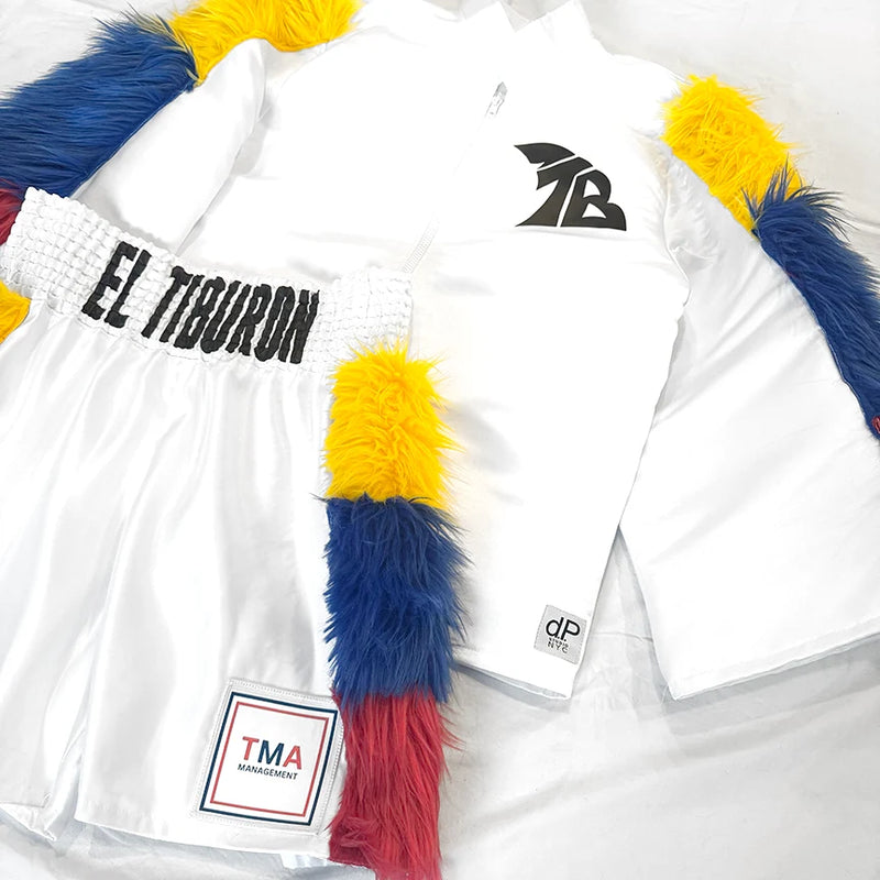 Men's Long Sleeve Jacket & Boxing Trunk