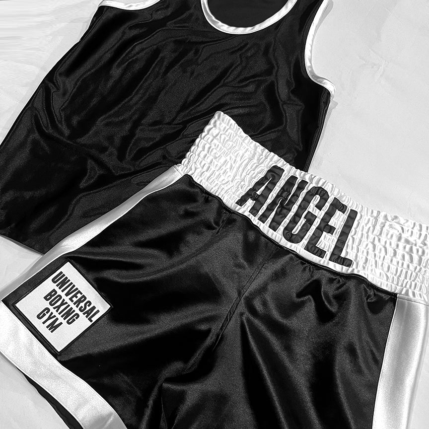 SATIN SPANDEX AMATEUR BOXING SET