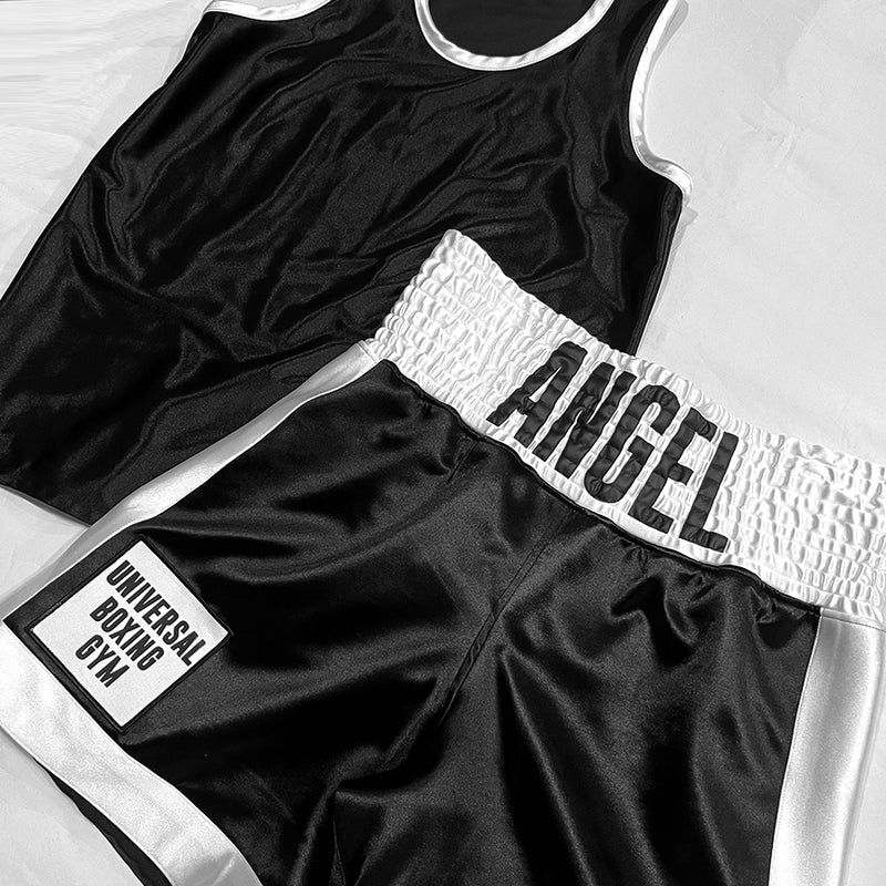 SATIN SPANDEX AMATEUR BOXING SET