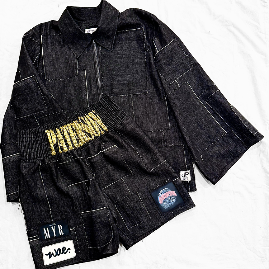 Men's Long Sleeve Jacket & Boxing Trunks