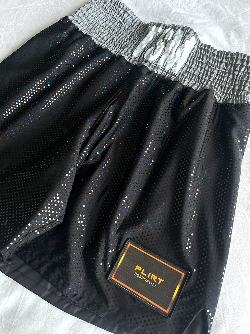 SATIN SPANDEX MEN’S BOXING TRUNKS
