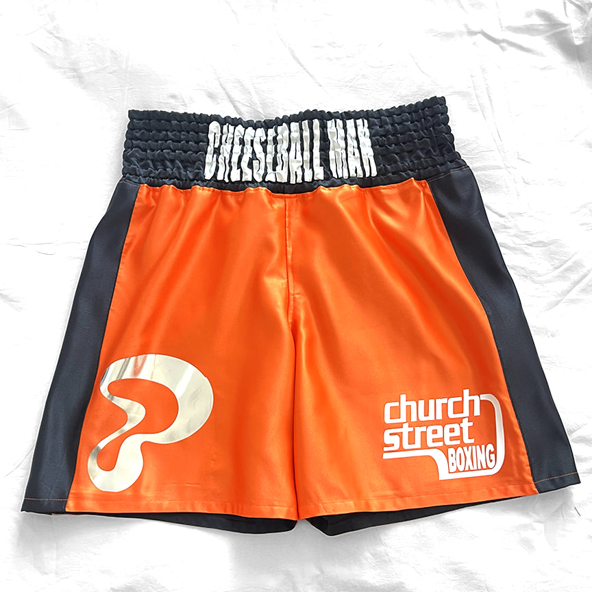 SATIN MEN’S BOXING TRUNKS