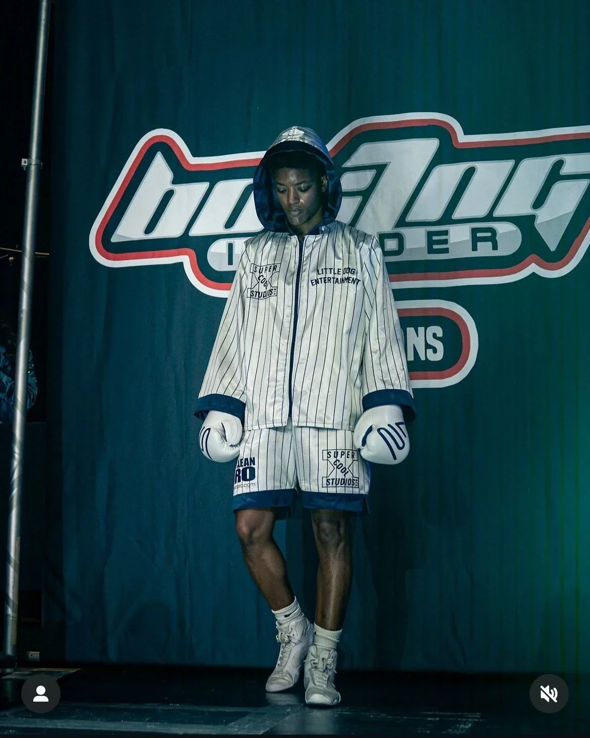 Women's Long Sleeve Jacket & Boxing Trunks