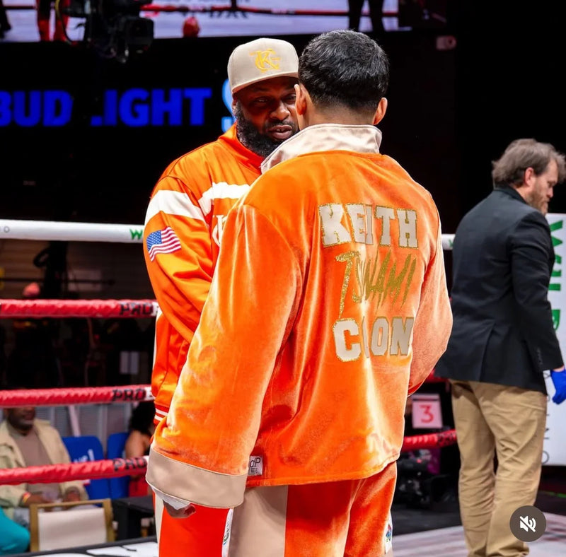 Men's Long Sleeve Jacket & Boxing Trunks