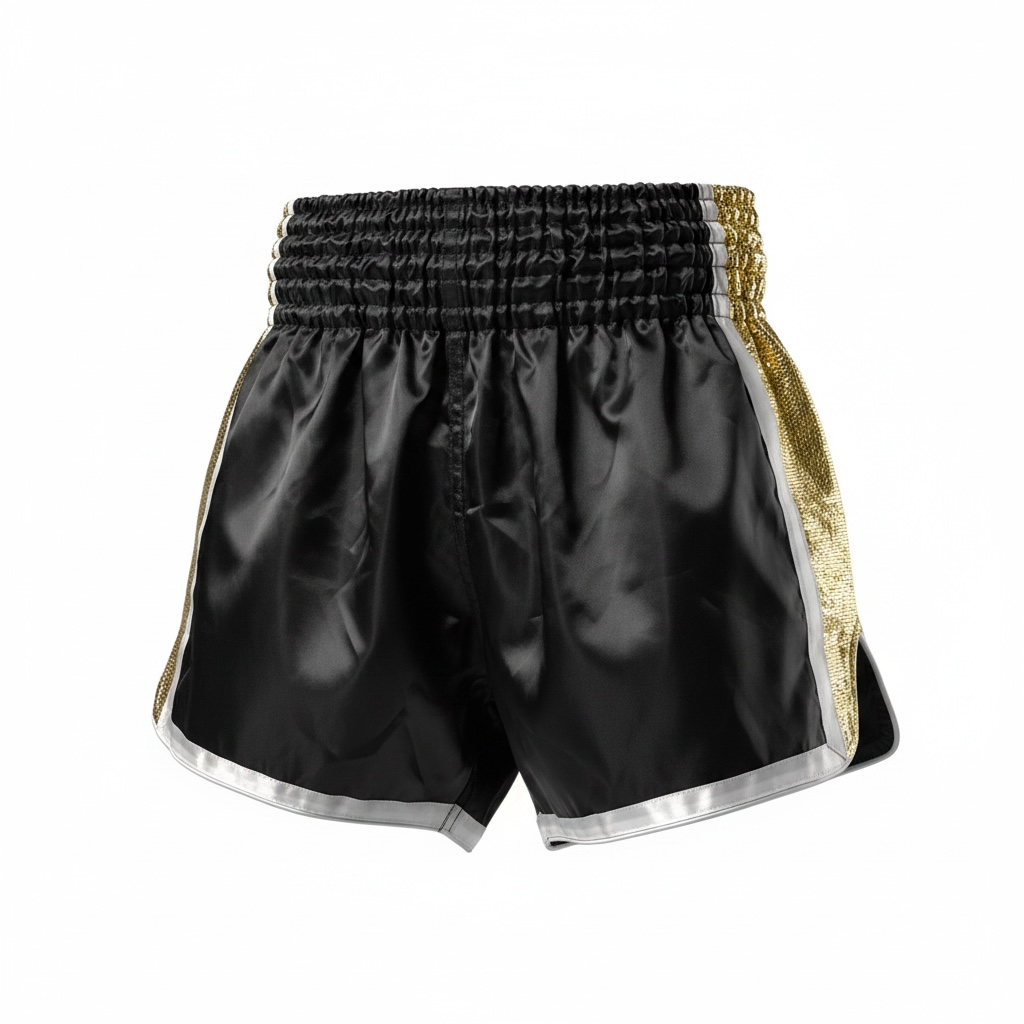 XXS Side Stripe Satin Muay Thai Trunks
