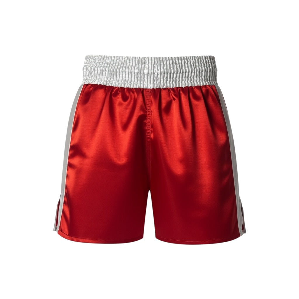 XXS Side Stripe Satin Boxing Trunks