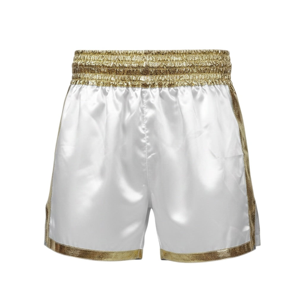 XXS Metallic Side Satin Boxing Trunks