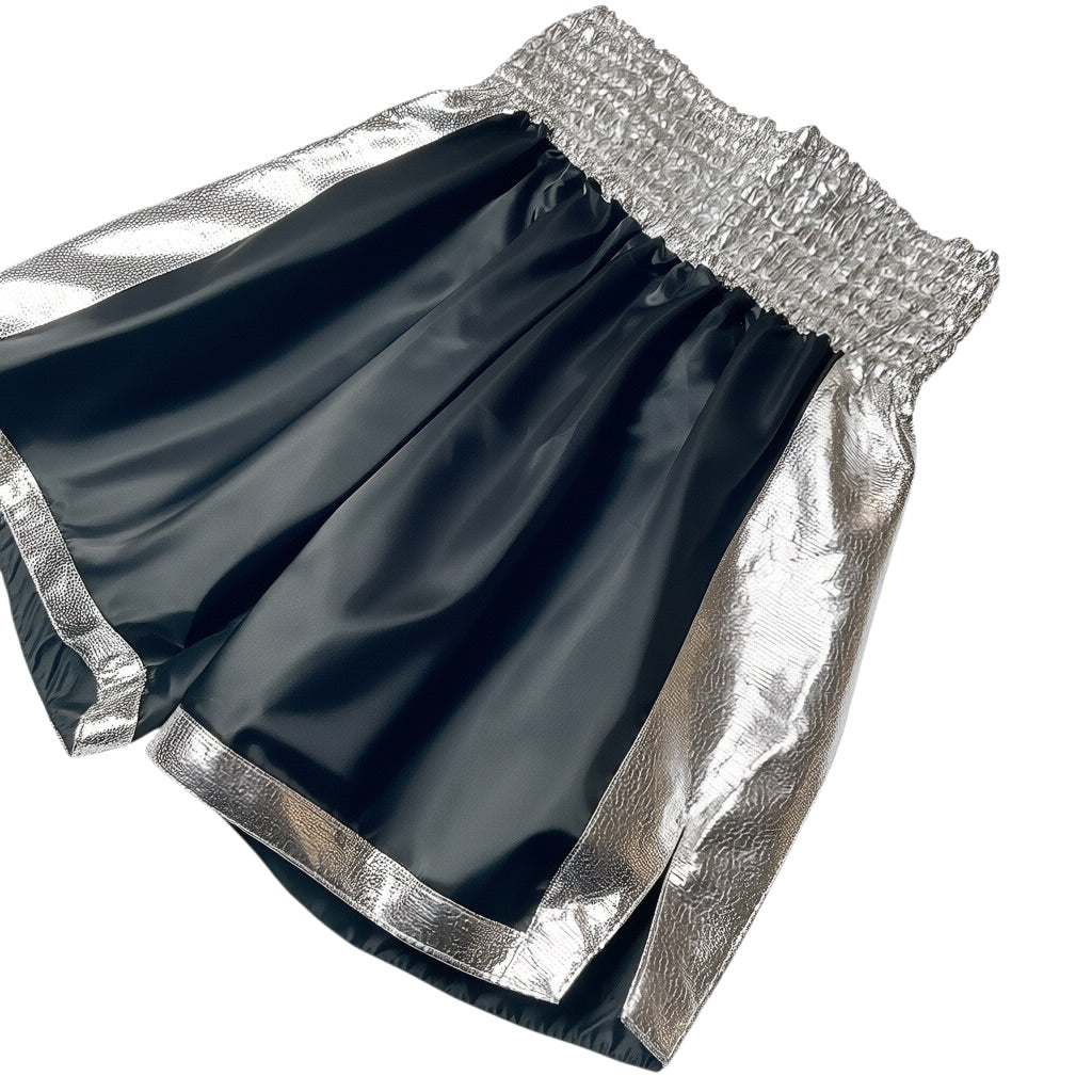 XXS Side Stripe Satin Boxing Trunks