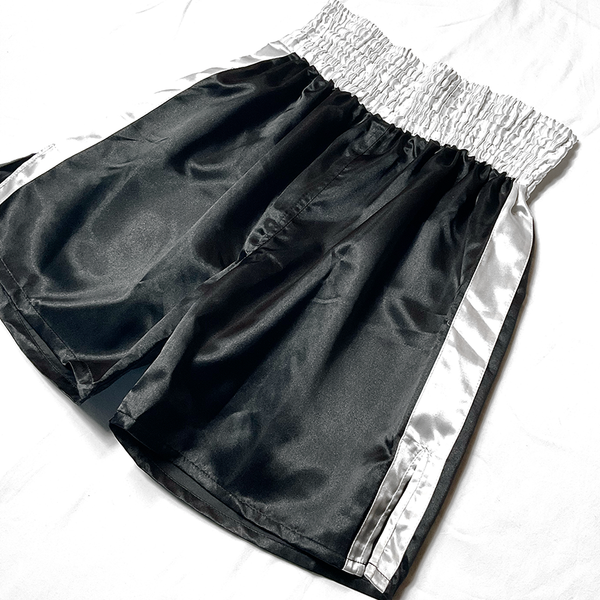 XXS Side Stripe Satin Boxing Trunks
