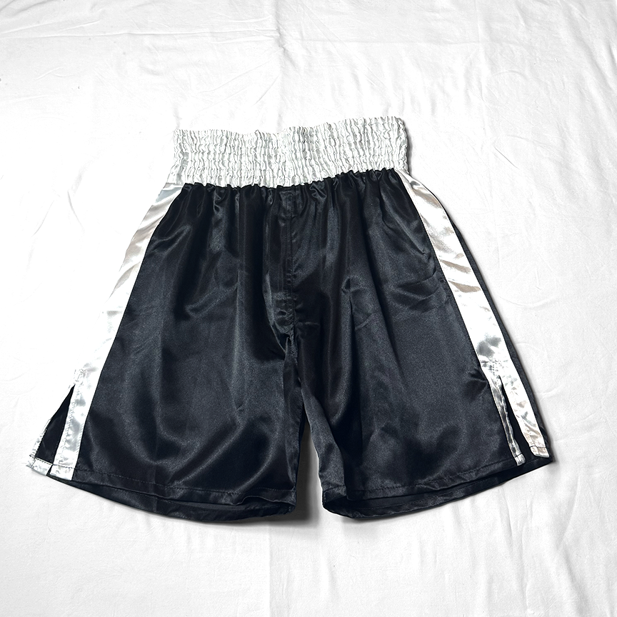 XXS Side Stripe Satin Boxing Trunks