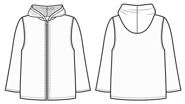 Hooded Long Sleeve Jacket