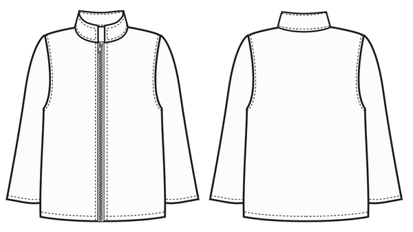 Collared Long Sleeve Jacket