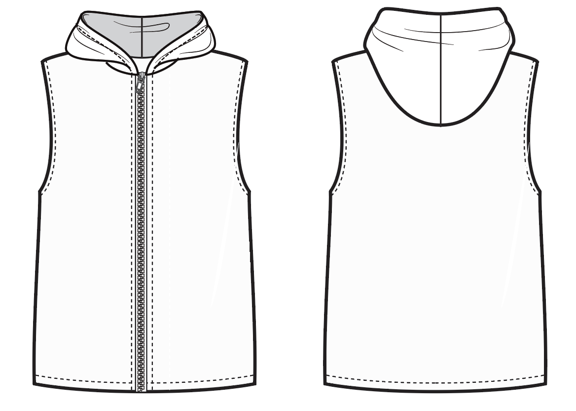 Hooded Vest