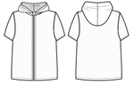 Hooded Short Sleeve Jacket 2
