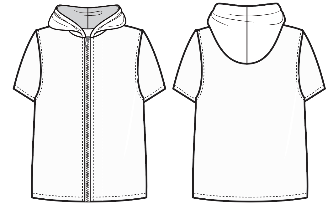 Custom Short Sleeve — Hood